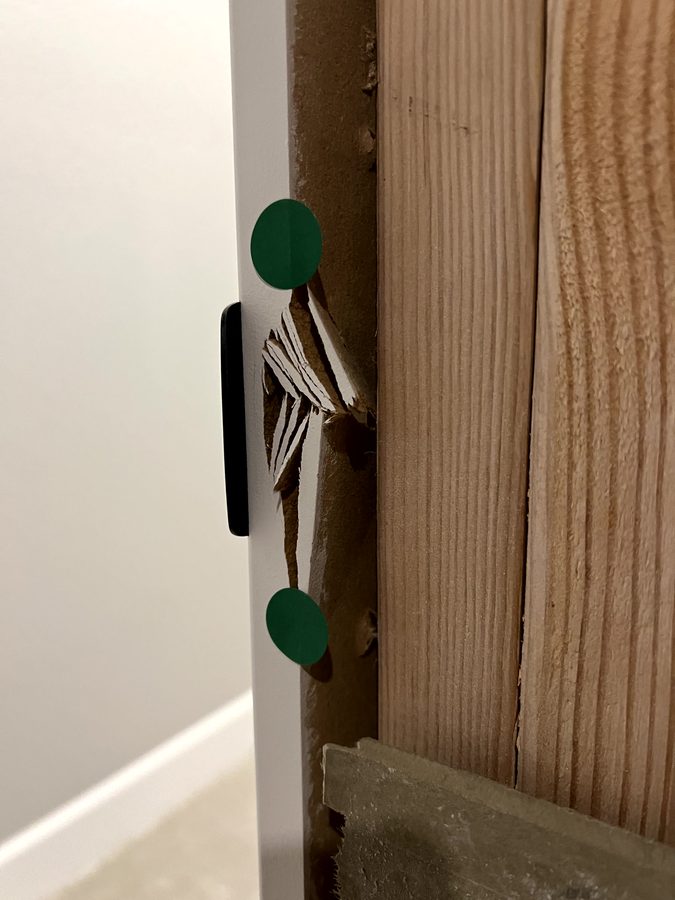 Before wood trim repair