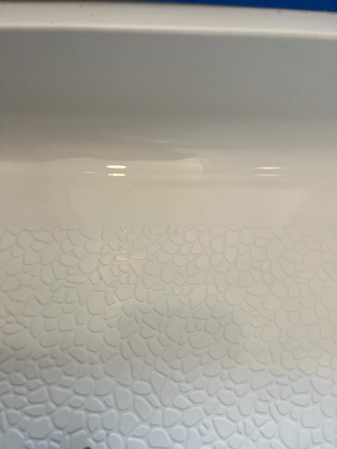 After shower pan surface repair